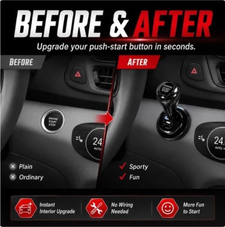 Car One Button Start Lever