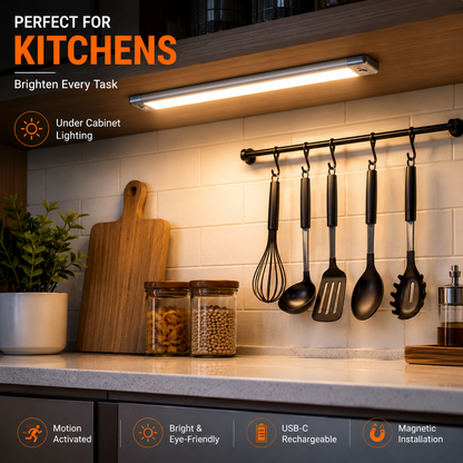 3-in-1 Color Smart Motion Sensor LED Light | 30-Day Battery