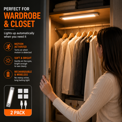 3-in-1 Color Smart Motion Sensor LED Light | 30-Day Battery