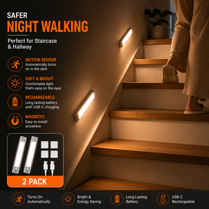 3-in-1 Color Smart Motion Sensor LED Light | 30-Day Battery