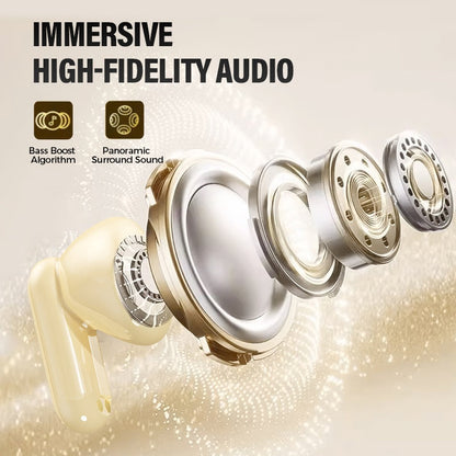Dual Earbuds with LED Case